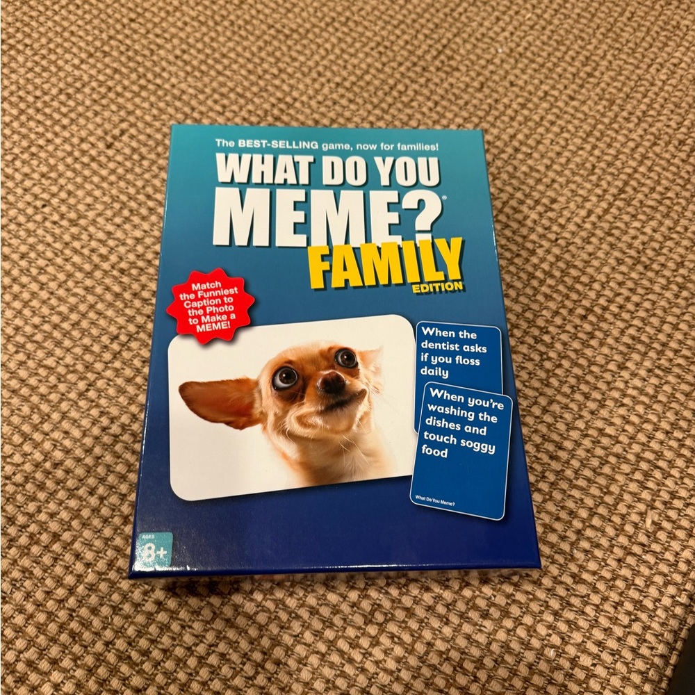 What Do You Meme? Family Edition Card Game - Blue